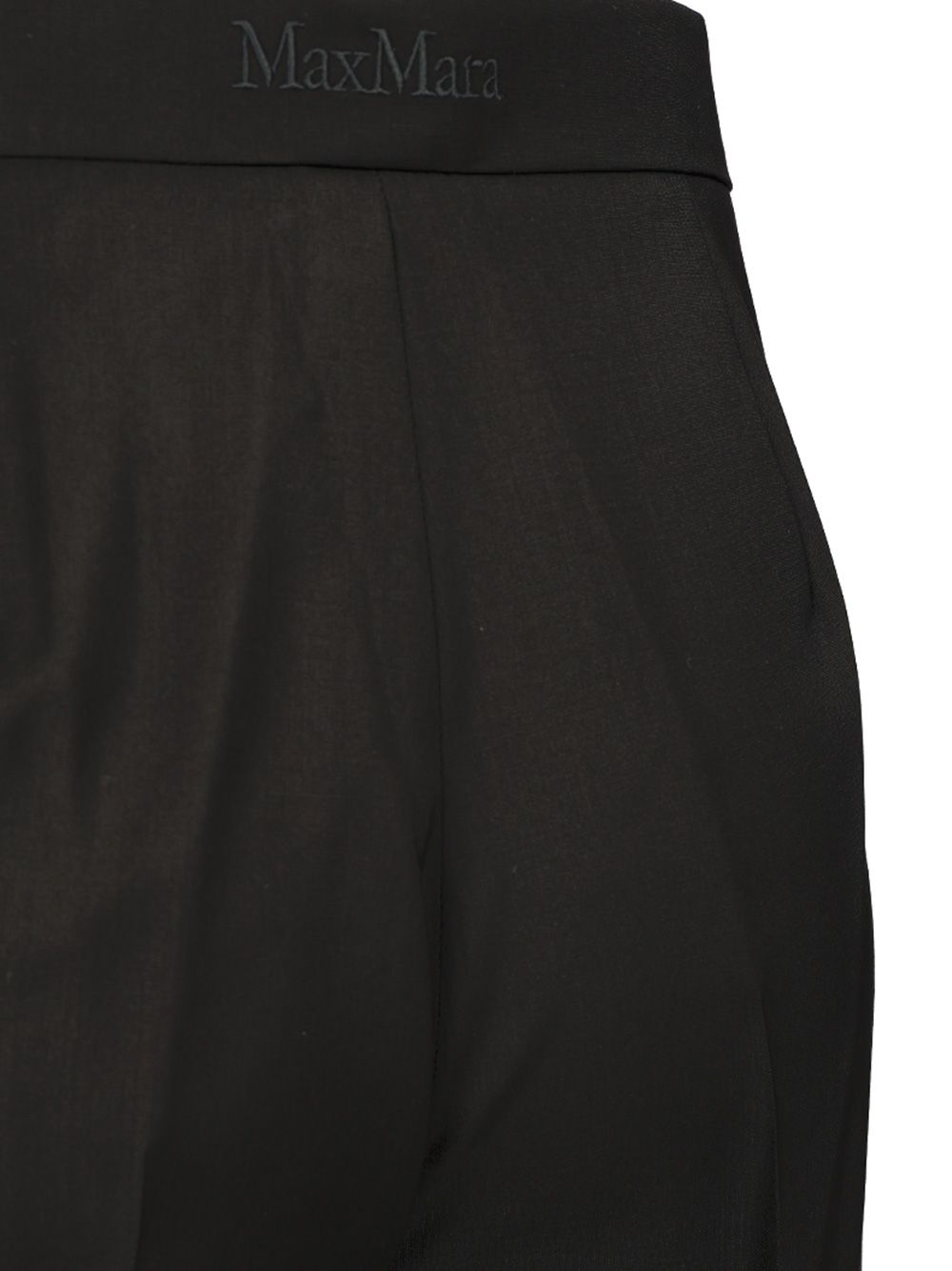 Max Mara Wide Leg Trousers - Black | 819f61c30602b74144ac0afc6a15ea6c4c55afd9