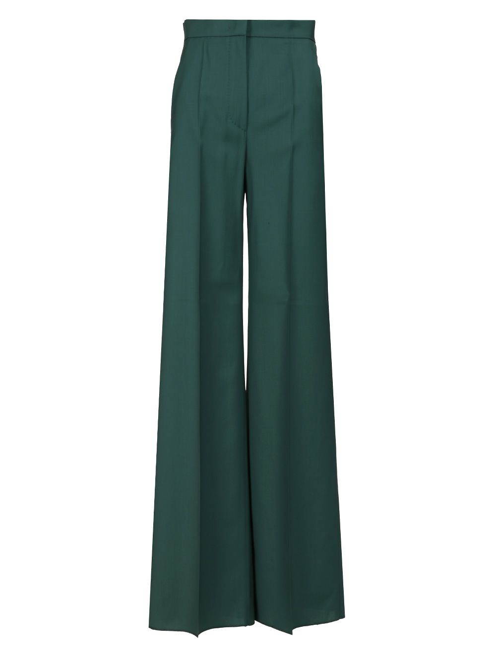 Max Mara Wide Leg Trousers - Green | 7802b1c8d0742b169690b33f4993c8181908eea9
