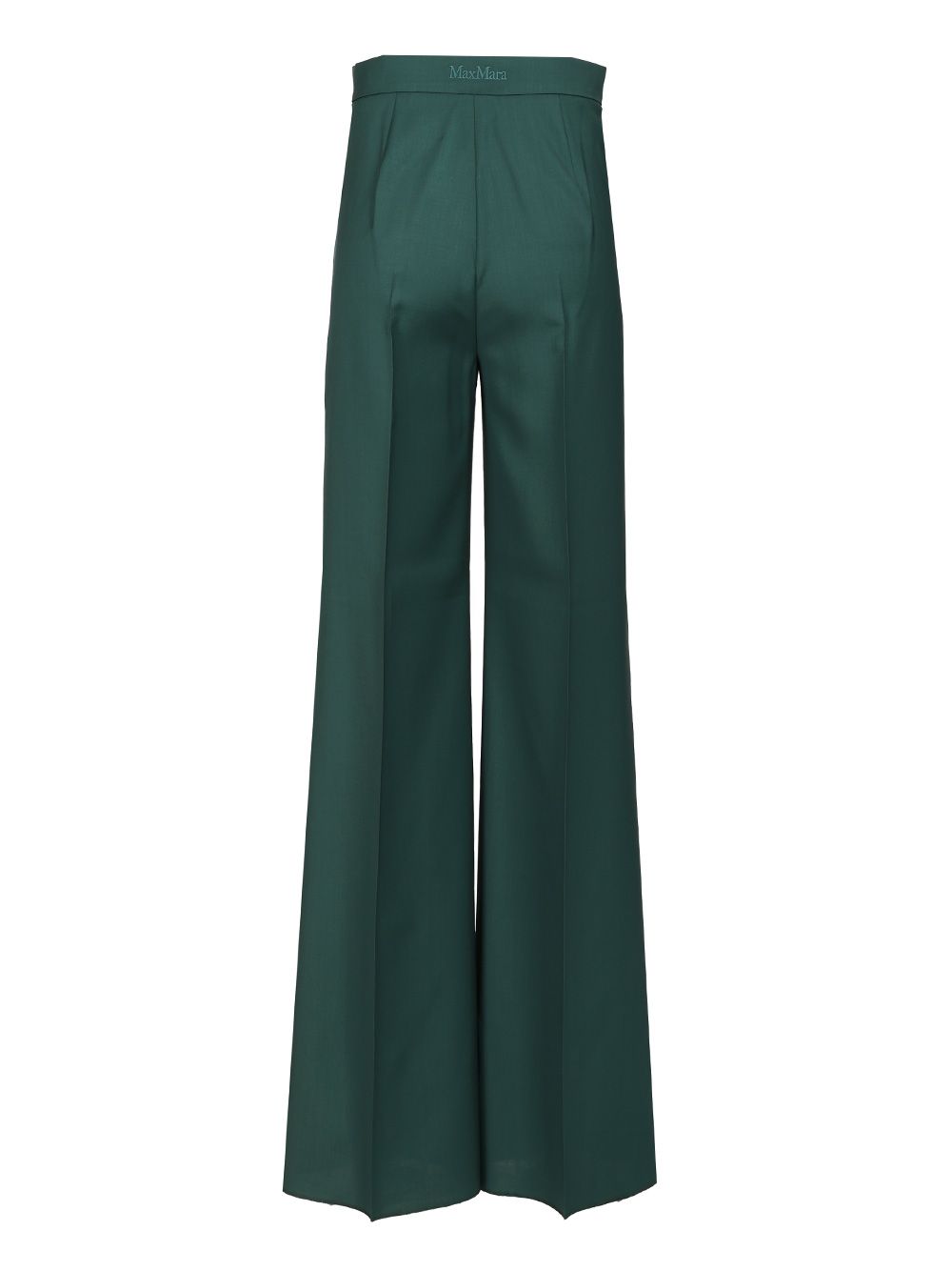 Max Mara Wide Leg Trousers - Green | 1903a659b26e6736dc5a563f9979cb711163e2e0