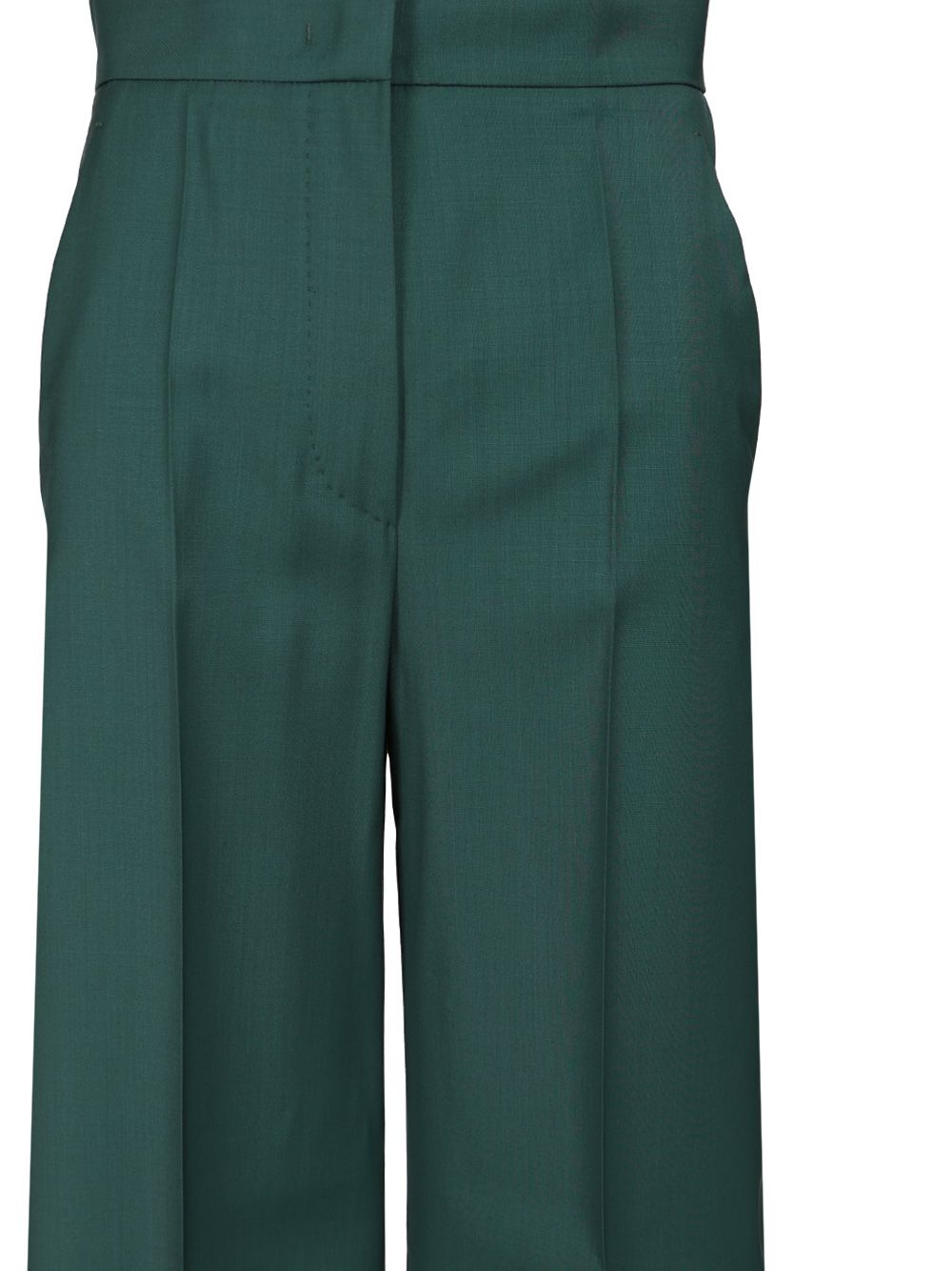 Max Mara Wide Leg Trousers - Green | 6a8aed82bf9ed6482d1bd8547cbf558612e89495