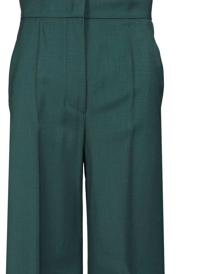 Max Mara Wide Leg Trousers - Green | 2e84aaf38e81dac842e24e02e8a5ed6425c13630