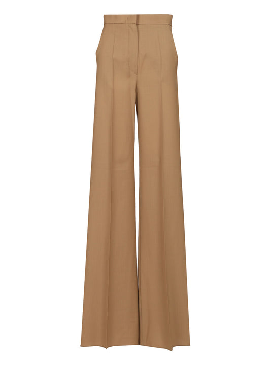 Wide Leg Trousers Brown