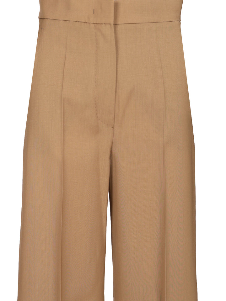 Max Mara Wide Leg Trousers - Brown | 5ad33b6cd58adbff11a6e4cedb2c6426b5564b56