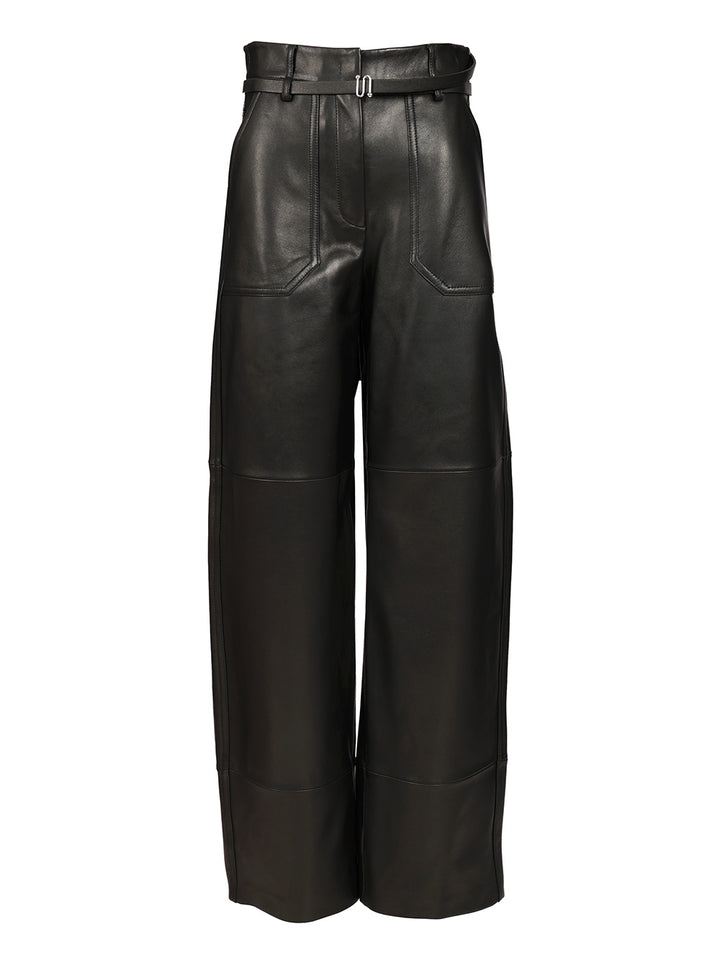Sportmax Nappa Trousers - Black | e71a03d62f433ef740b3024a1ca6a22d4ccd3cb0