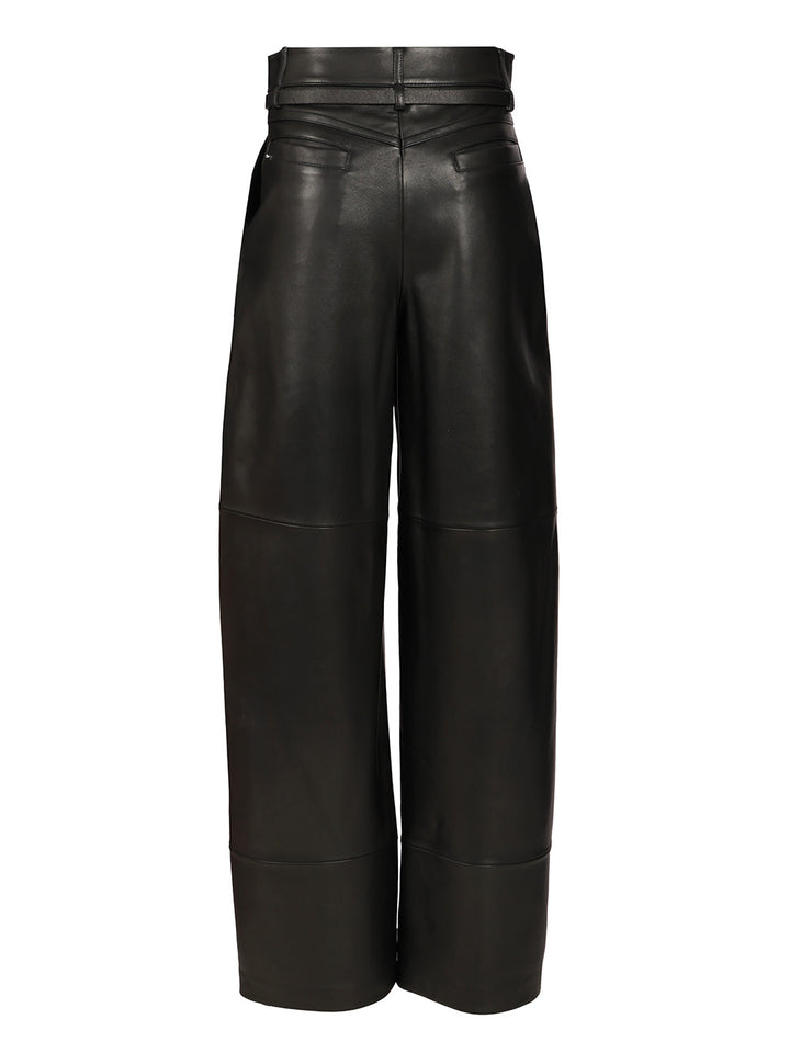 Sportmax Nappa Trousers - Black | a9d491787439420fdb3b755a1bcc730f22a9c863