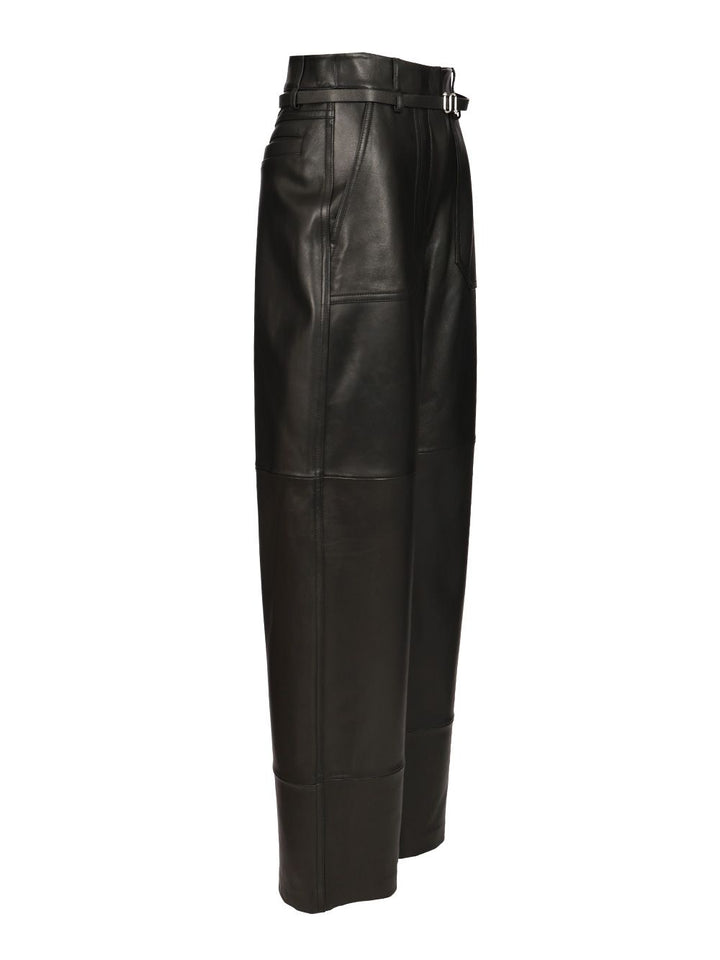 Sportmax Nappa Trousers - Black | 82c66eb321df5b11e9f6180b317a4311752455a0