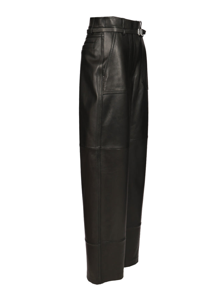 Sportmax Nappa Trousers - Black | 2b1f0449f445acef2a604aa6c5e0a7826060187d