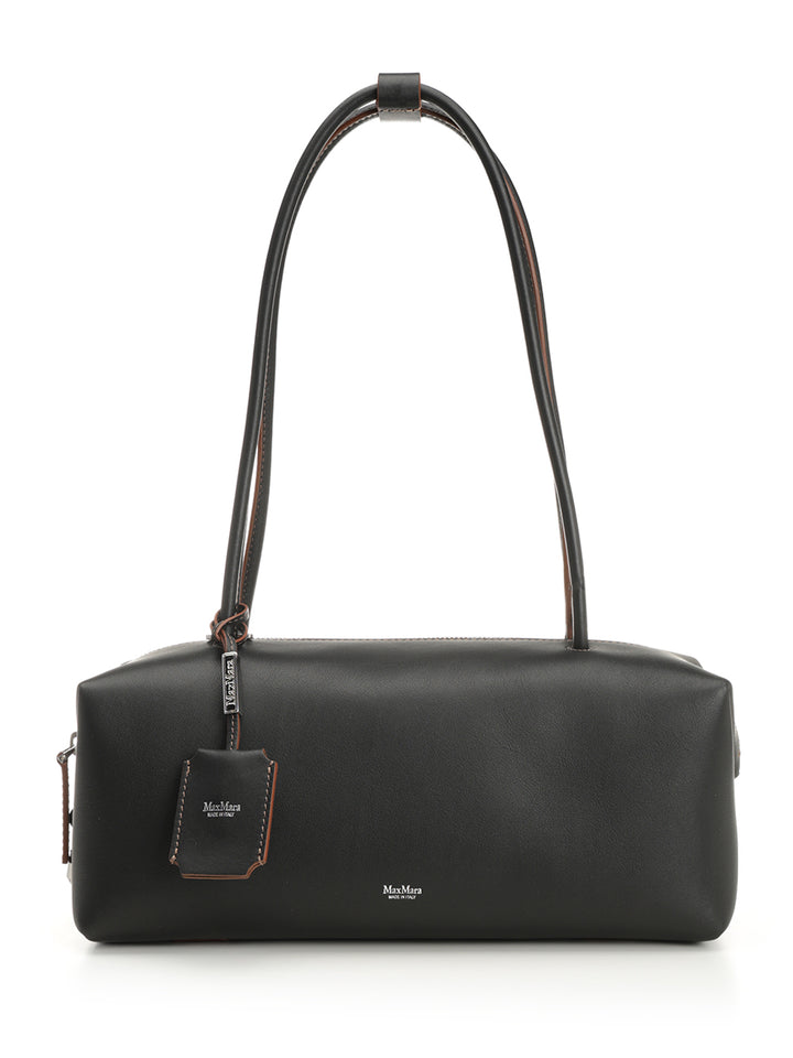 Max Mara Natural Satchel Bag Shoulder Bags - Black | 43e0d7b63fcd327396bea5d8f247f681a242c1a6