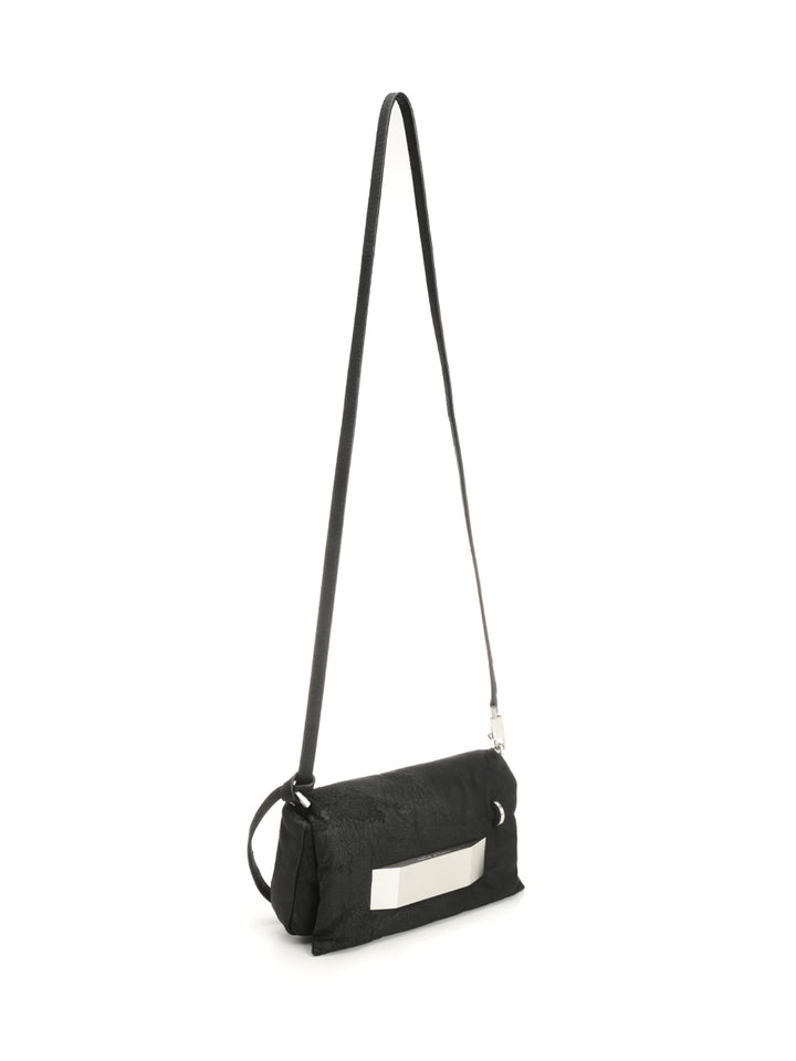Rick Owens Pillow Griffin Crossbody Bags - Black | 63c7ccf317a746ba670b25e9042138948925ee60