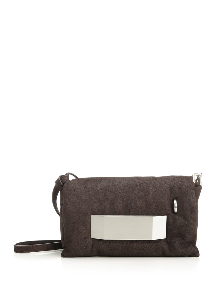 Rick Owens Pillow Griffin Crossbody Bags - Brown | 2265995304a4ede2d4032729564bc1d02a008507