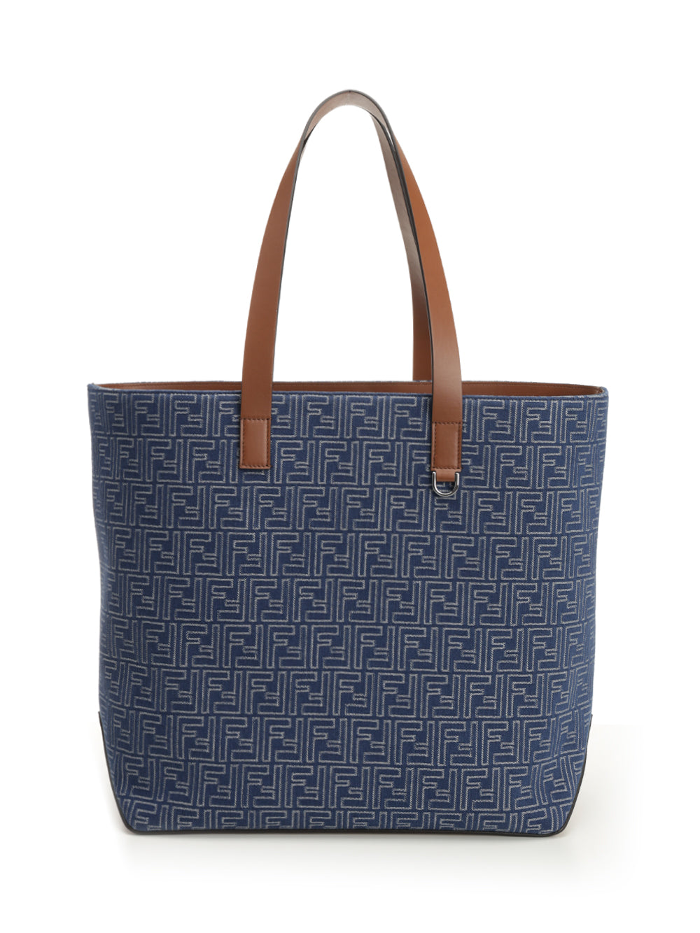 Fendi Medium Ff Shopping Bag Handbags - Blue | 5f79396b7036cac046068dfb2516729a11364d88