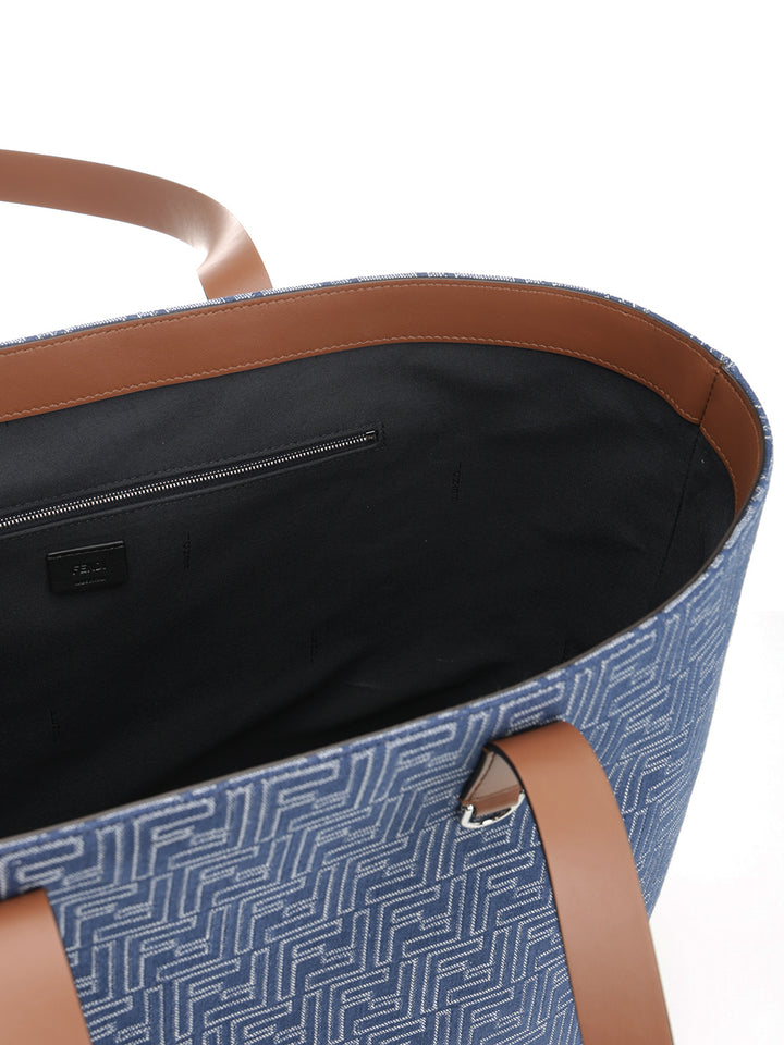 Fendi Medium Ff Shopping Bag Handbags - Blue | e2127fafeab7820c2a0938a7e07e96807f532287