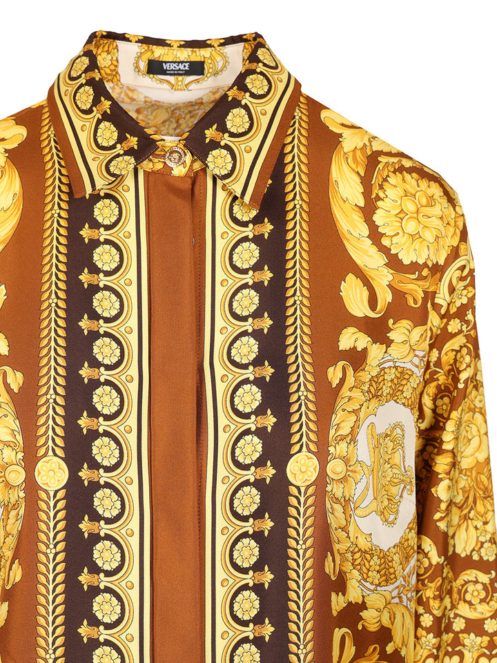 Versace Silk Twill Shirt Shirts - Multicolor | bf21b446909ce9b68df73e4100a13cadb4b6a5bf