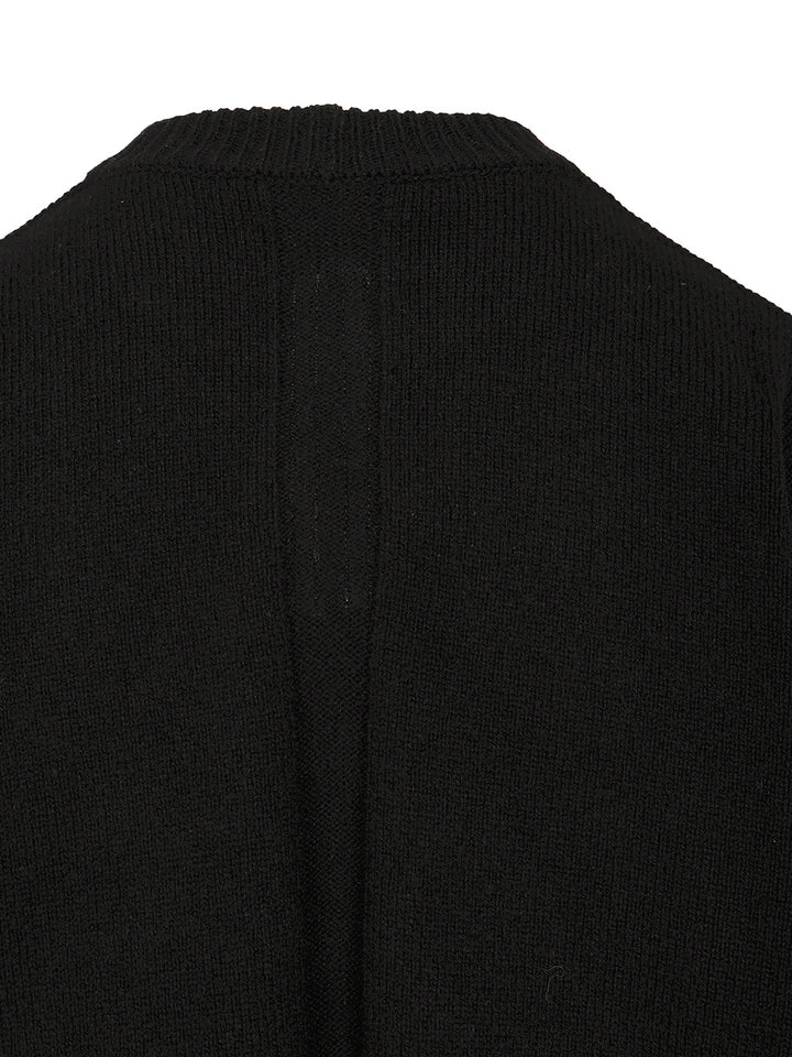 Rick Owens Cashmere And Wool Sweater Knitwear - Black | 5389bc153e9a5343fba1f05a18899c979577b7ce