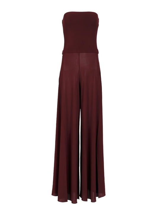 Bustier Jumpsuit Jewelry Bordeaux