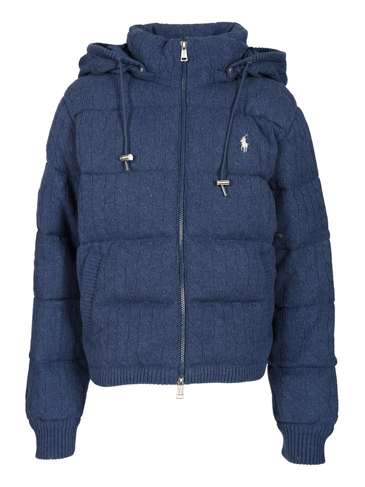 Polo Ralph Lauren Cashmere And Wool Down Jacket Duvets and padded items - Blue | d3145befb7f3e69dce9201bbc5180a3a6eb30a44
