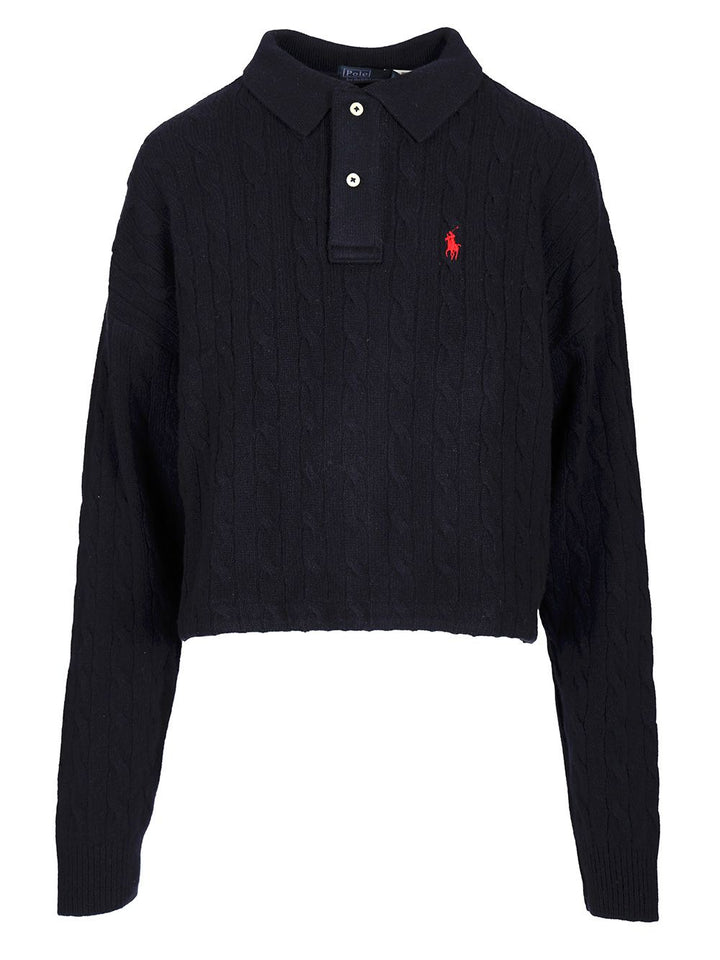 Polo Ralph Lauren Wool And Cashmere Polo shirt - Blue | acae227b9fe3a324eeb2a753c029bb45ec5d408c