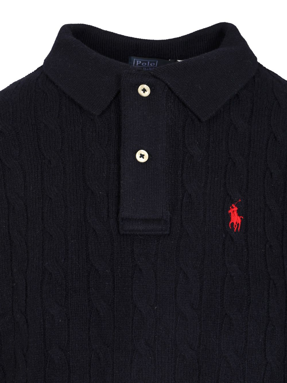 Polo Ralph Lauren Wool And Cashmere Polo shirt - Blue | b797a7e2ab208cdce354a5e2b6351061acfe11cb