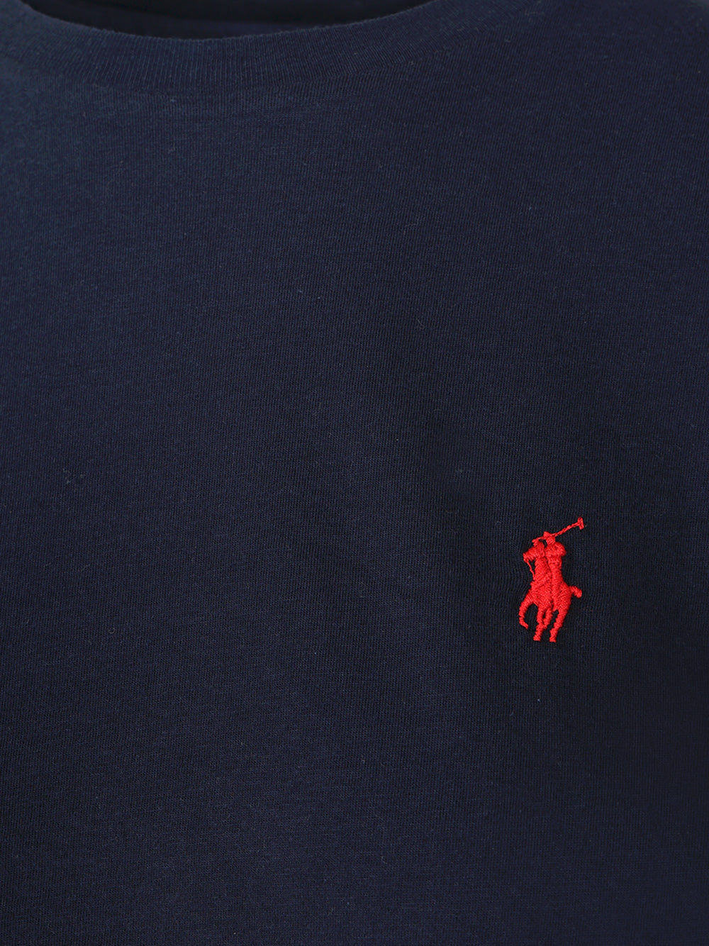 Polo Ralph Lauren Cotton T-Shirt - Blue | c5371dddce116d35ce3a5d28a178ef7d0cea65b7