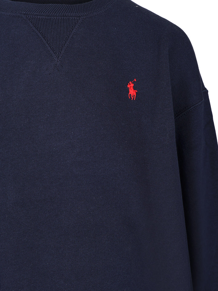 Polo Ralph Lauren Crewneck Sweatshirt Sweatshirts - Blue | 73de5ef33cca4eae6b27e0cbffb9334f541b47a6