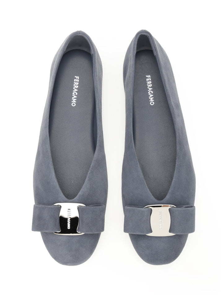 Ferragamo Vara Scarpe basse - Grey | 86604ffdc262bc28e64f185eae7267fea9b2ed84