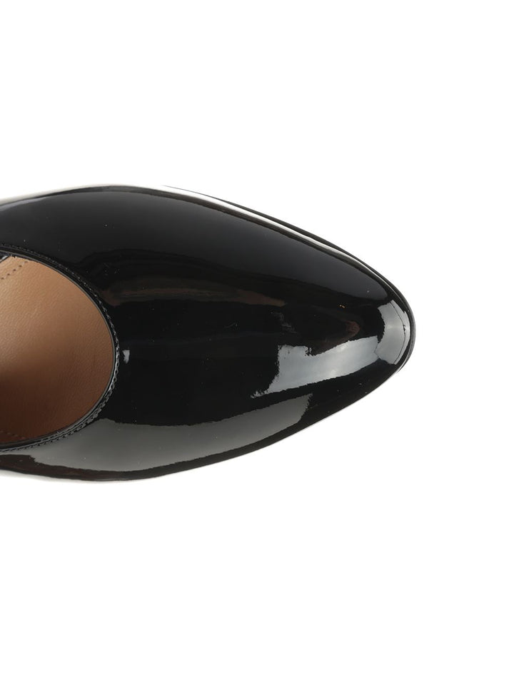 Ferragamo Patent Leather Slingback Pumps - Black | e31c907d3b36e0def8698c312695532eaed68528