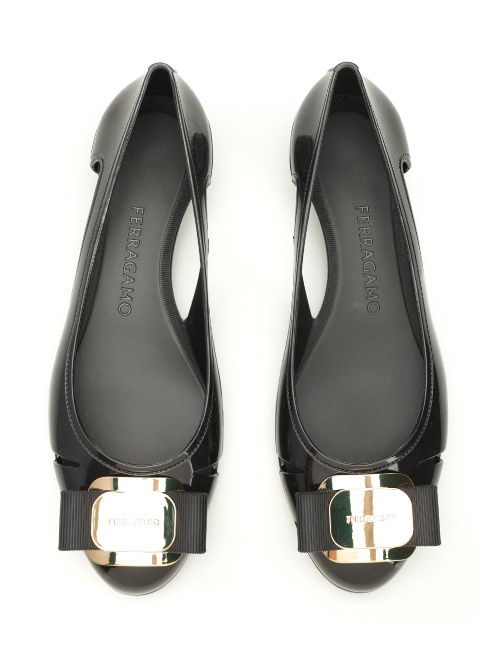 Ferragamo Pvc Ballerina Scarpe basse - Black | 2dcb6a8f865b9ba69d6c833e371f523e97272098
