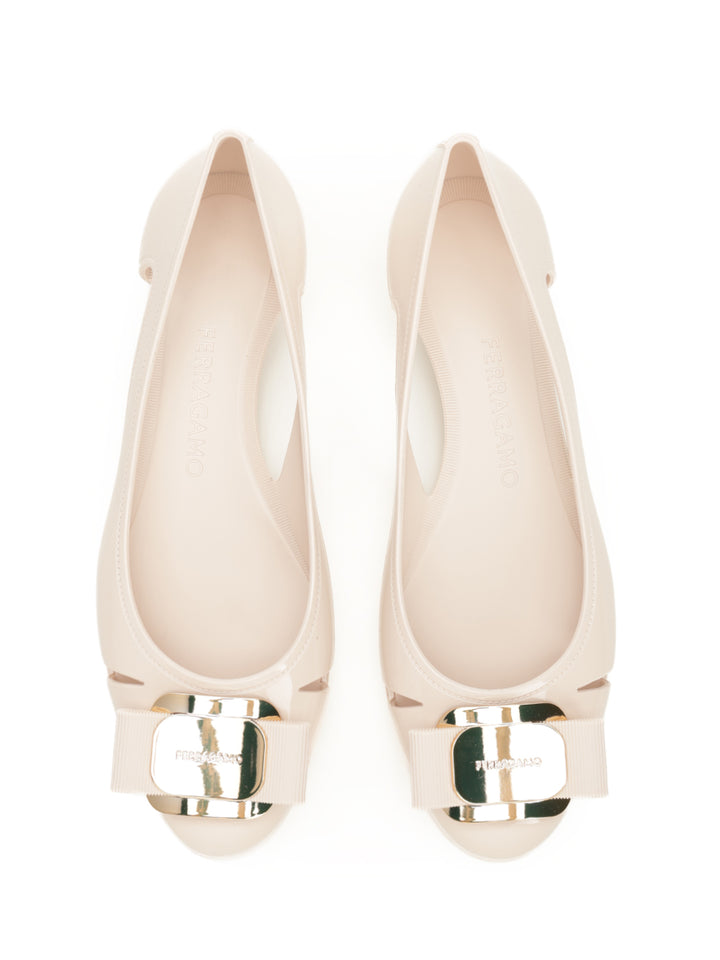Ferragamo Pvc Ballerina Scarpe basse - Rose | b8270fcee2eedd0e3736ff473a0bf7530f614aae