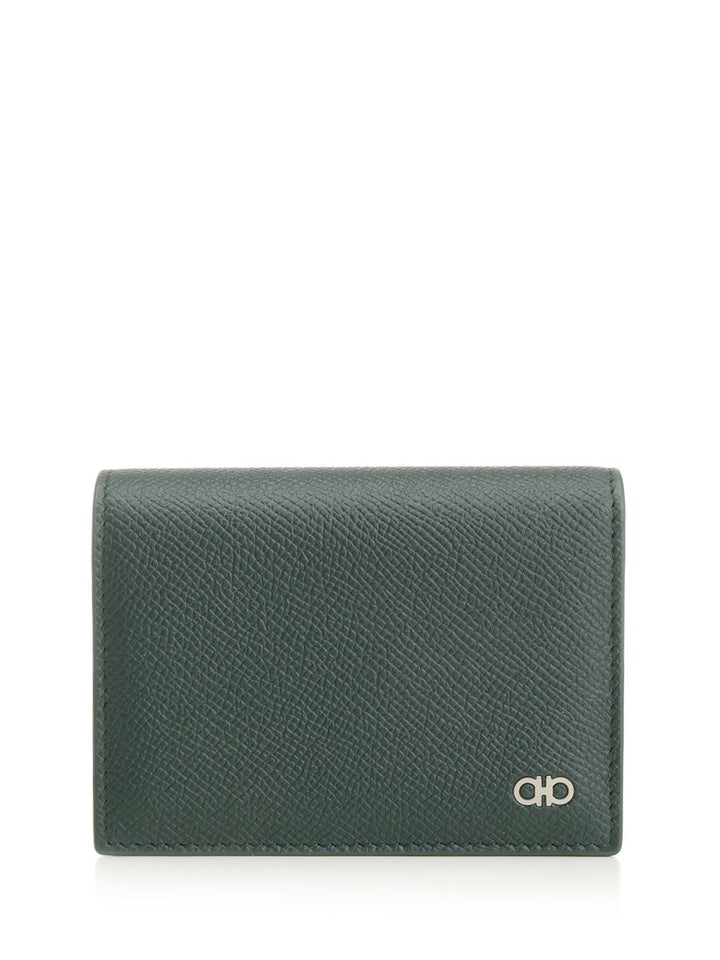 Ferragamo Gancini Wallets - Green | d081fd609ef42e0685e9abde199f063f58b2cd6d