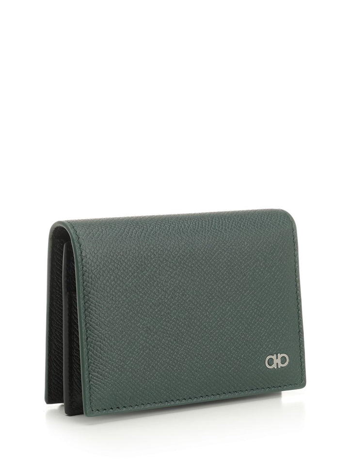 Ferragamo Gancini Wallets - Green | 8c16f37c7cb1cad14b4ef7386f5eb45274810e41