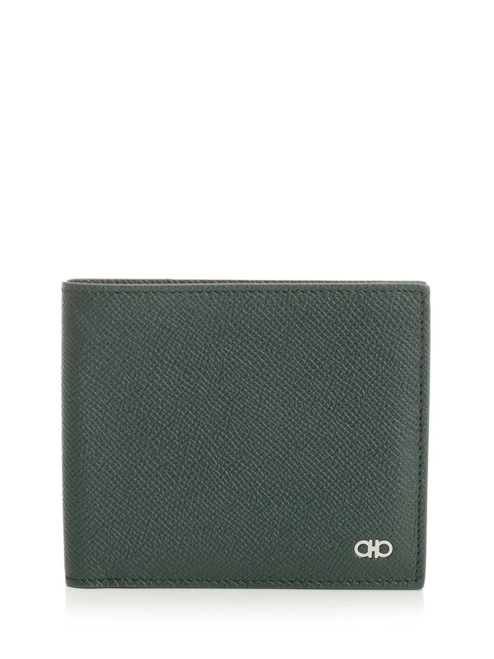 Ferragamo Gancini Wallets - Green | ababcf25198e95806f9be8219ed325fe96958fe3