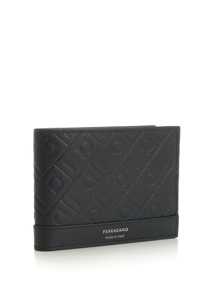 Ferragamo Ferragamo Monogram Wallet Wallets - Blue | 72978165ea12b13579b9f34a748f7b446c3d382e