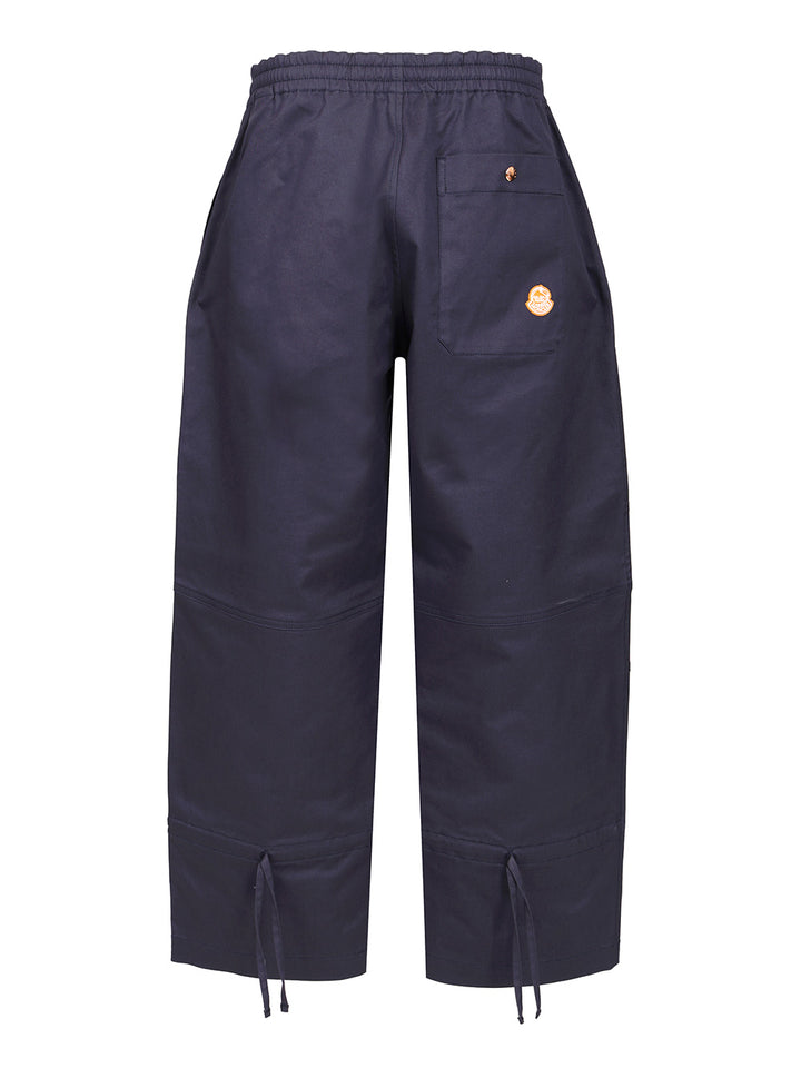 Moncler Genius Cotton Gabardine Trousers - Blue | b61e65421349684759db8282579f9a0799aa3478