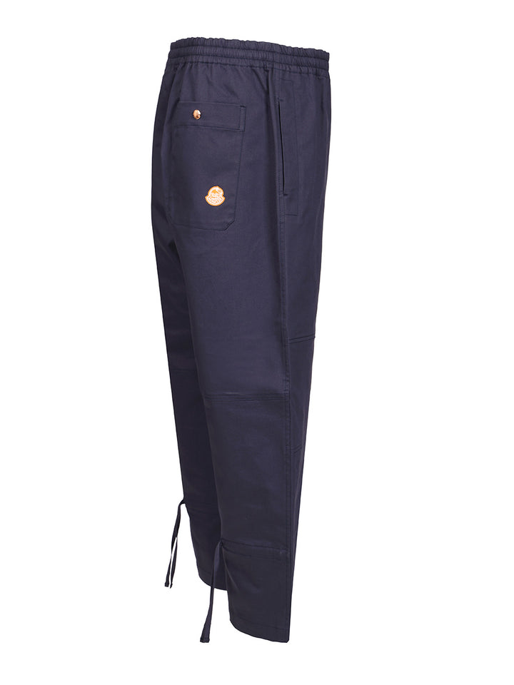 Moncler Genius Cotton Gabardine Trousers - Blue | 1f34aabf82dc00115f3eb824fd40ee496f36249e