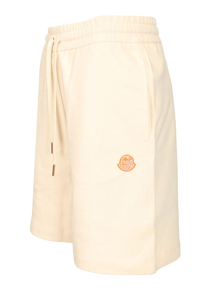 Moncler Genius Cotton Shorts Trousers - White | a1559700e82a6b223cba93997a3857c3046d2c42