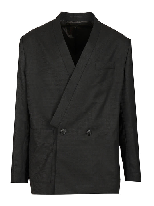 Tailored Kimono Jacket Jackets Black