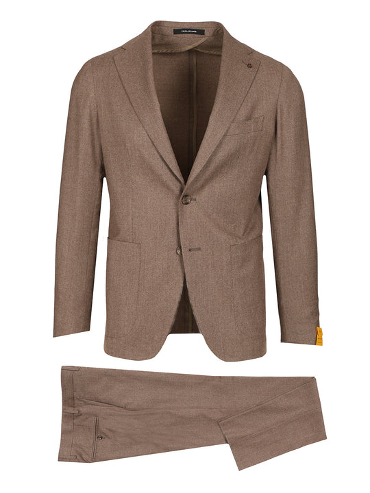 Wool And Silk Suit Dresses Brown