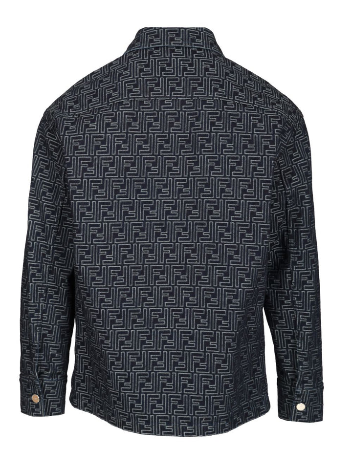 Fendi Selleria White Jeans Jacket Jackets - Blue | 2ef32d44b5d447f5c601ff3b9823e34d2c482118