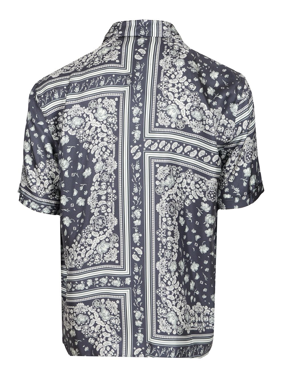 Fendi Ff Linen Shirt Shirts - Blue | 5ae2abb0a4c16db2f32db4299c5dcd9356d9c436