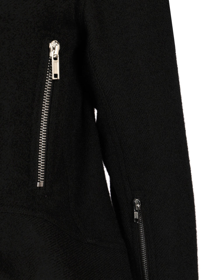 Rick Owens Exploder Coats - Black | 9f8be030a005fd55c5abd8a5d556e43fd6e8cd53