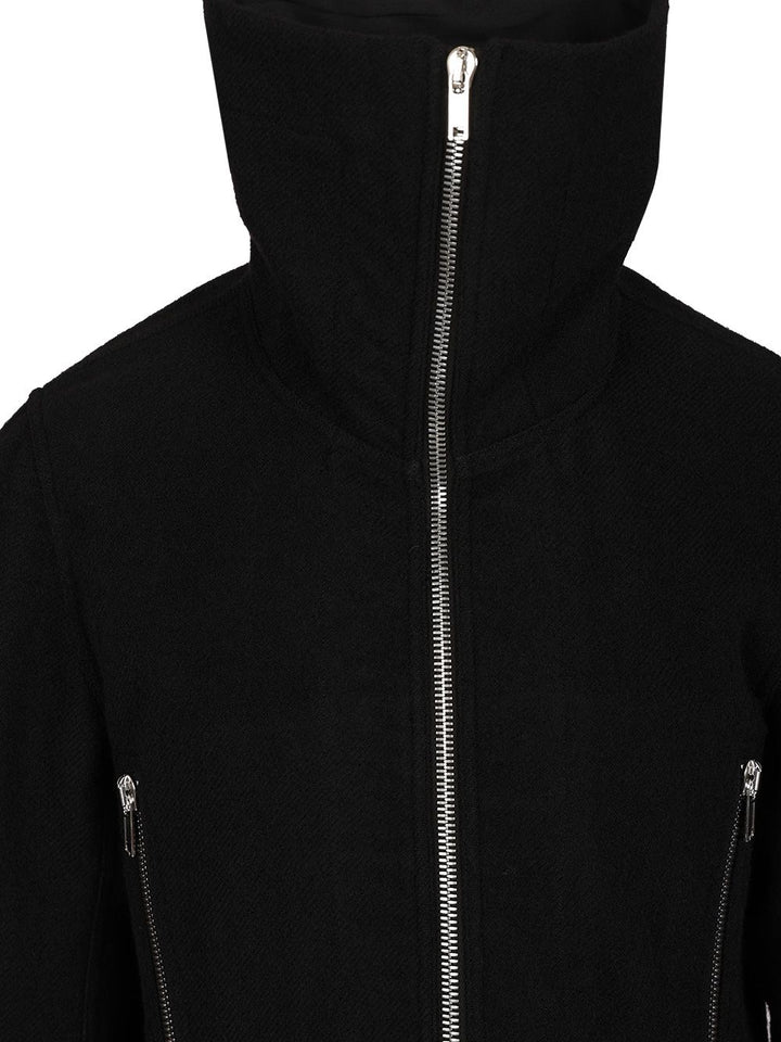 Rick Owens Exploder Coats - Black | db395fc2e2fe7d82c940170804d276563f7e72f0