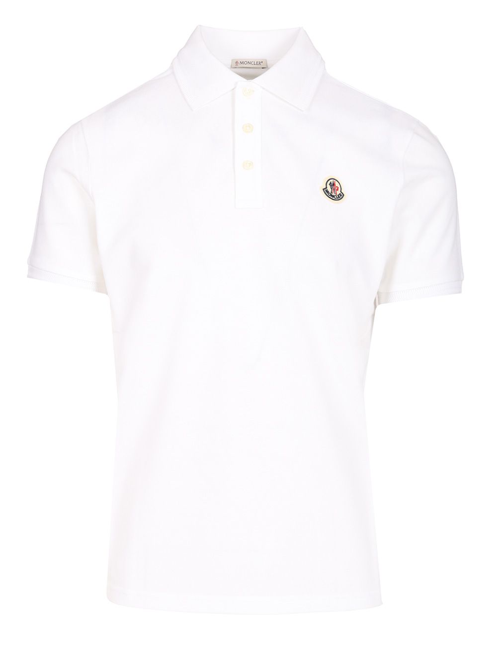 Moncler Piquet Polo Polo shirt - White | d6da40119be677f9f8635202c3a11941f4aa9014