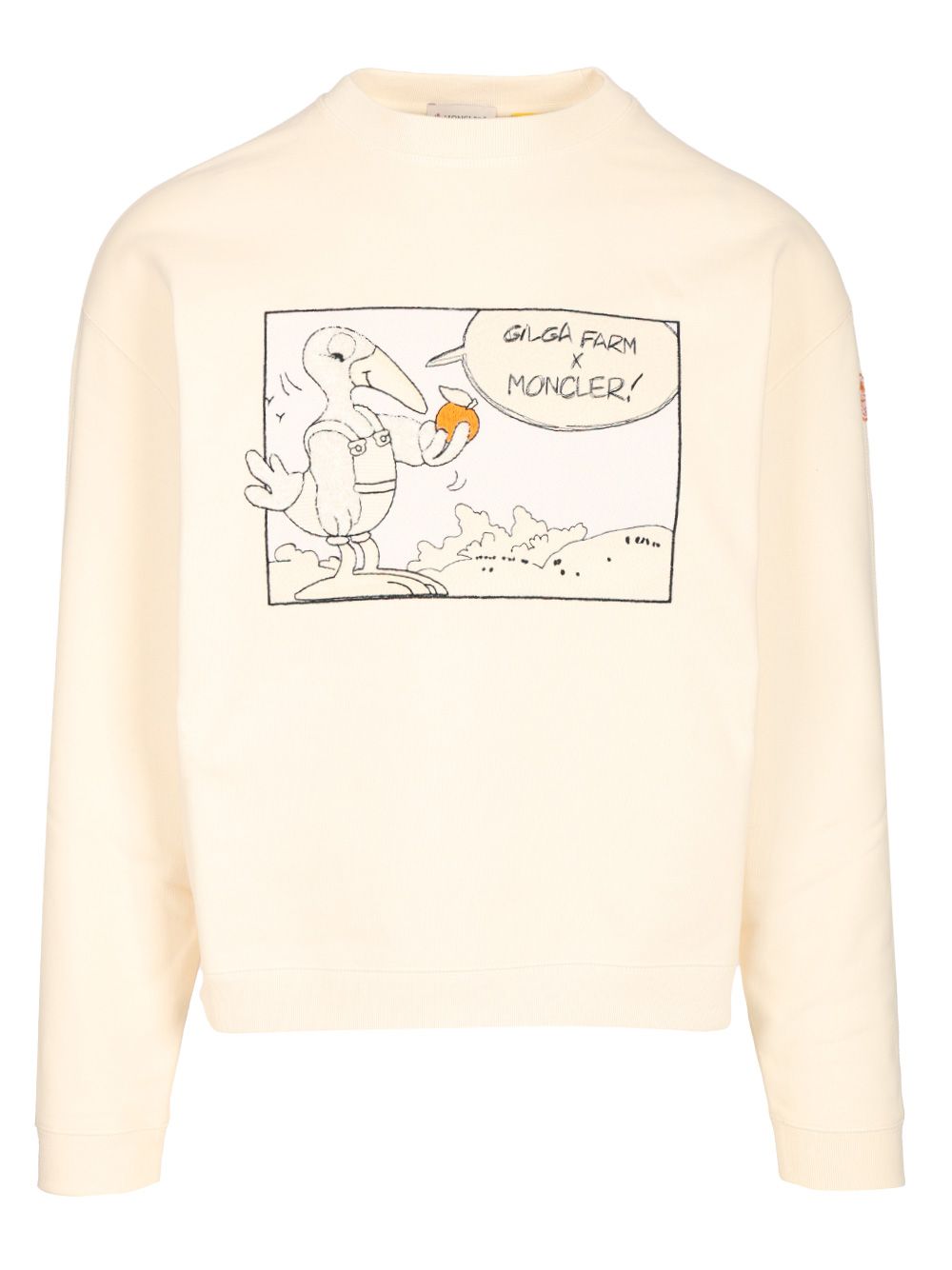 Moncler Genius Cotton Sweatshirt Sweatshirts - White | 22cbfe4fc232327c912aae4e0c1ed7c73619eab1