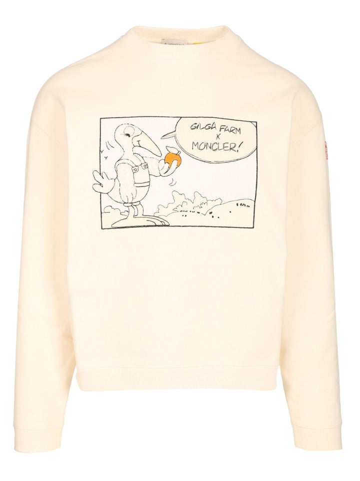 Moncler Genius Cotton Sweatshirt Sweatshirts - White | 22cbfe4fc232327c912aae4e0c1ed7c73619eab1