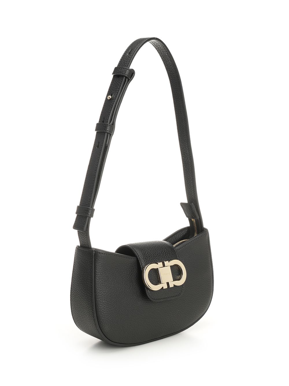 Ferragamo Double Gancini Small leather goods - Black | a74766fa36a9f6c43cd5d937dc8487e0e217eda4