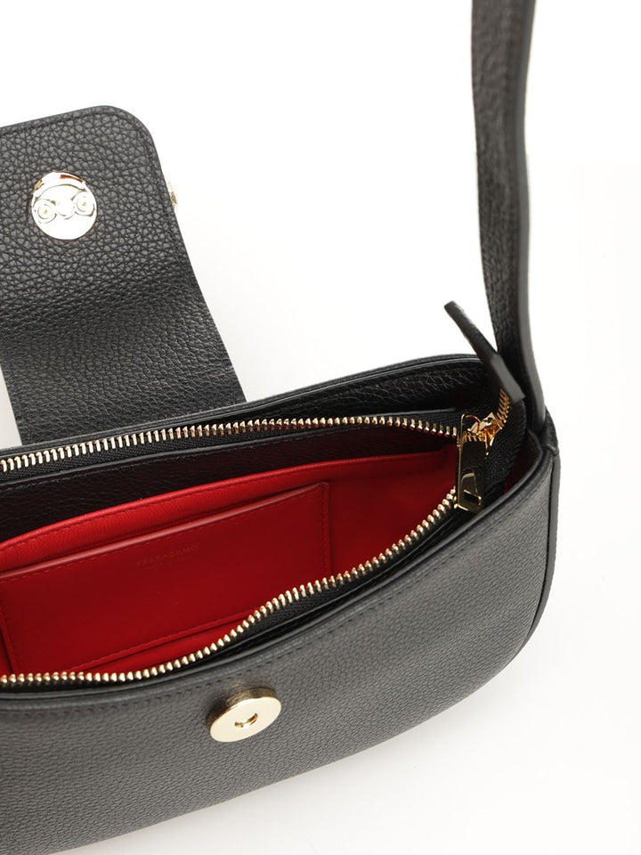 Ferragamo Double Gancini Small leather goods - Black | 7491d79bf4a486b160c930b6cfddc721dcd8144f