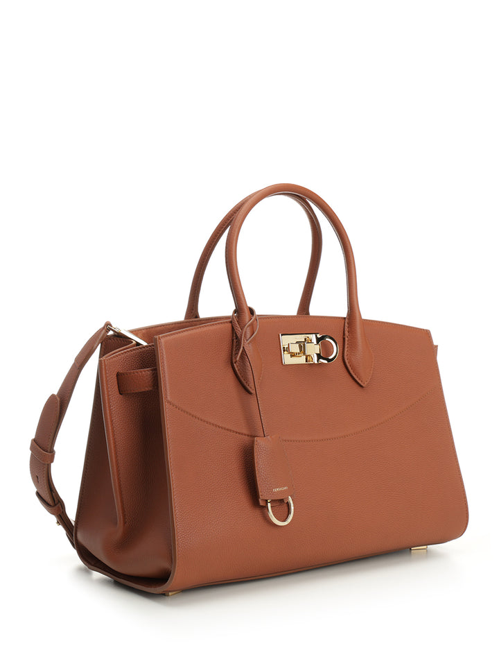 Ferragamo Top Handle Bag Handbags - Brown | ef0b7fb6f5f96c4d9f822268ed911db4d0189b44