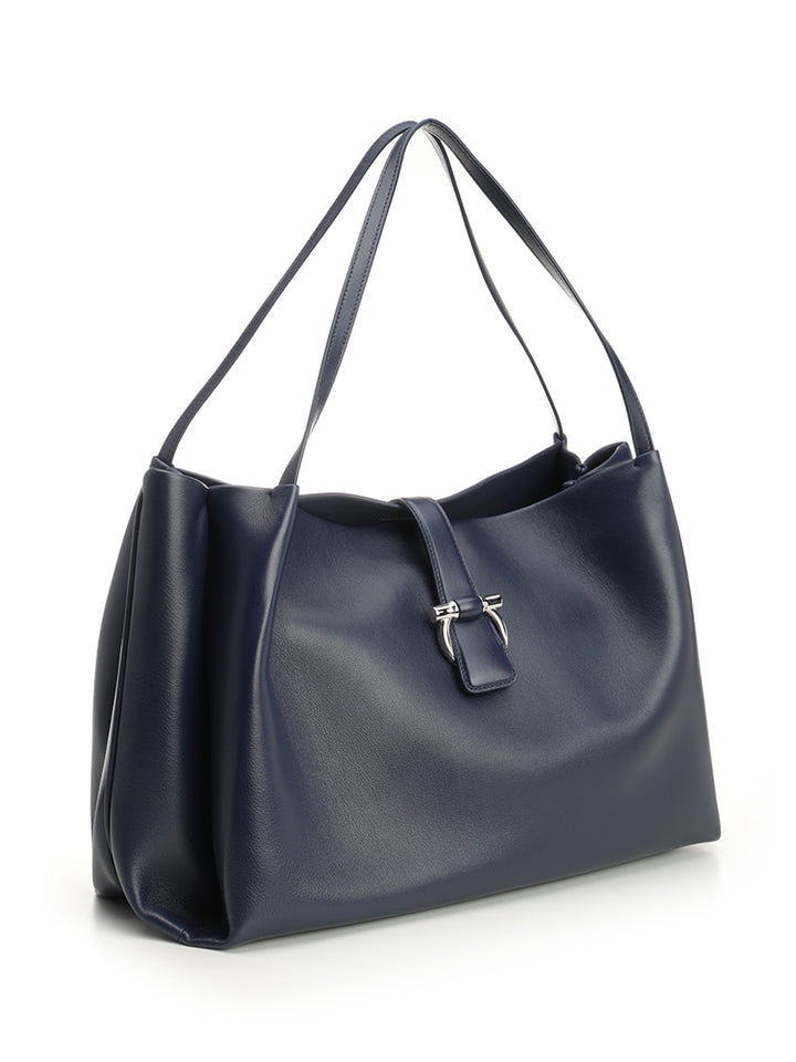 Ferragamo Tote Bag Shoulder Bags - Blue | 66cad2f1e9718ba81d04f5cde79c5e0cff1fb45a
