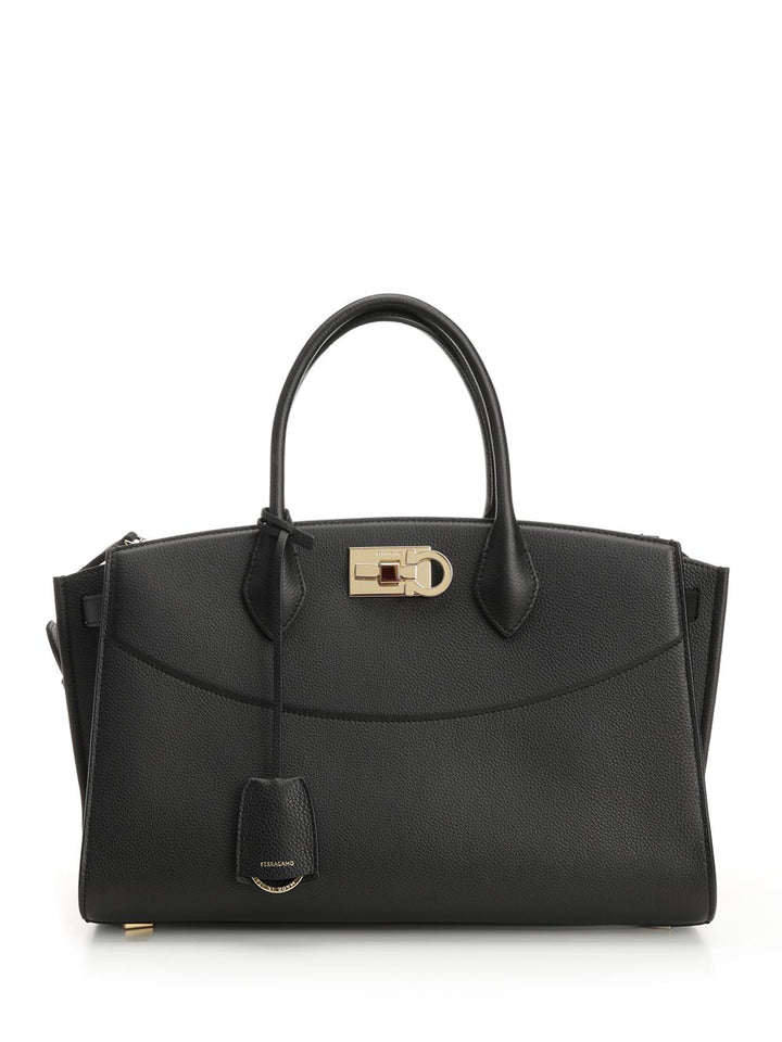 Ferragamo Top Handle Bag Handbags - Black | 34ba00c8da67e68ff5f82ebd514457767dd0535c