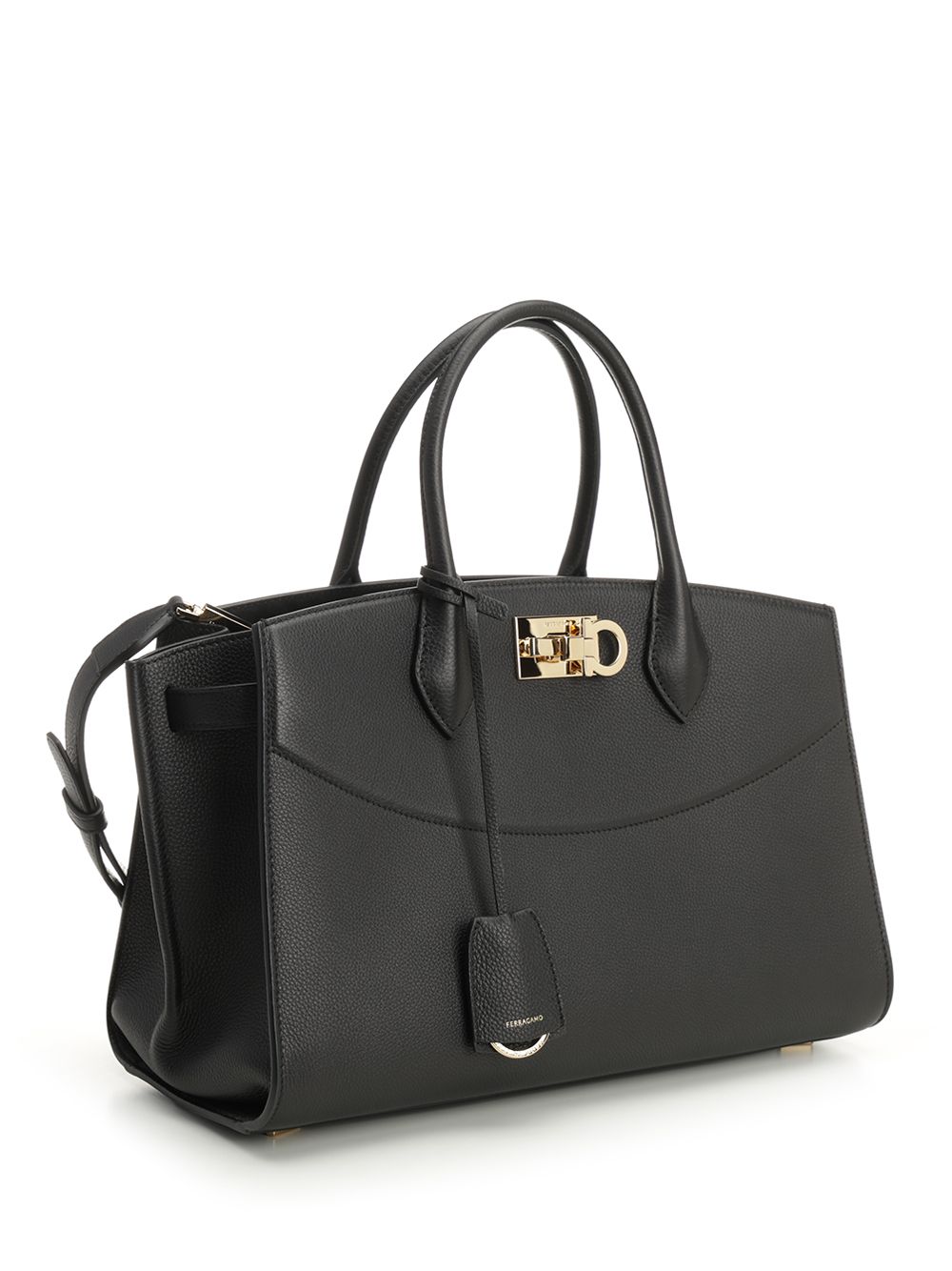 Ferragamo Top Handle Bag Handbags - Black | cb935b82ad9e7dfa932de86ad27aec9039117a61